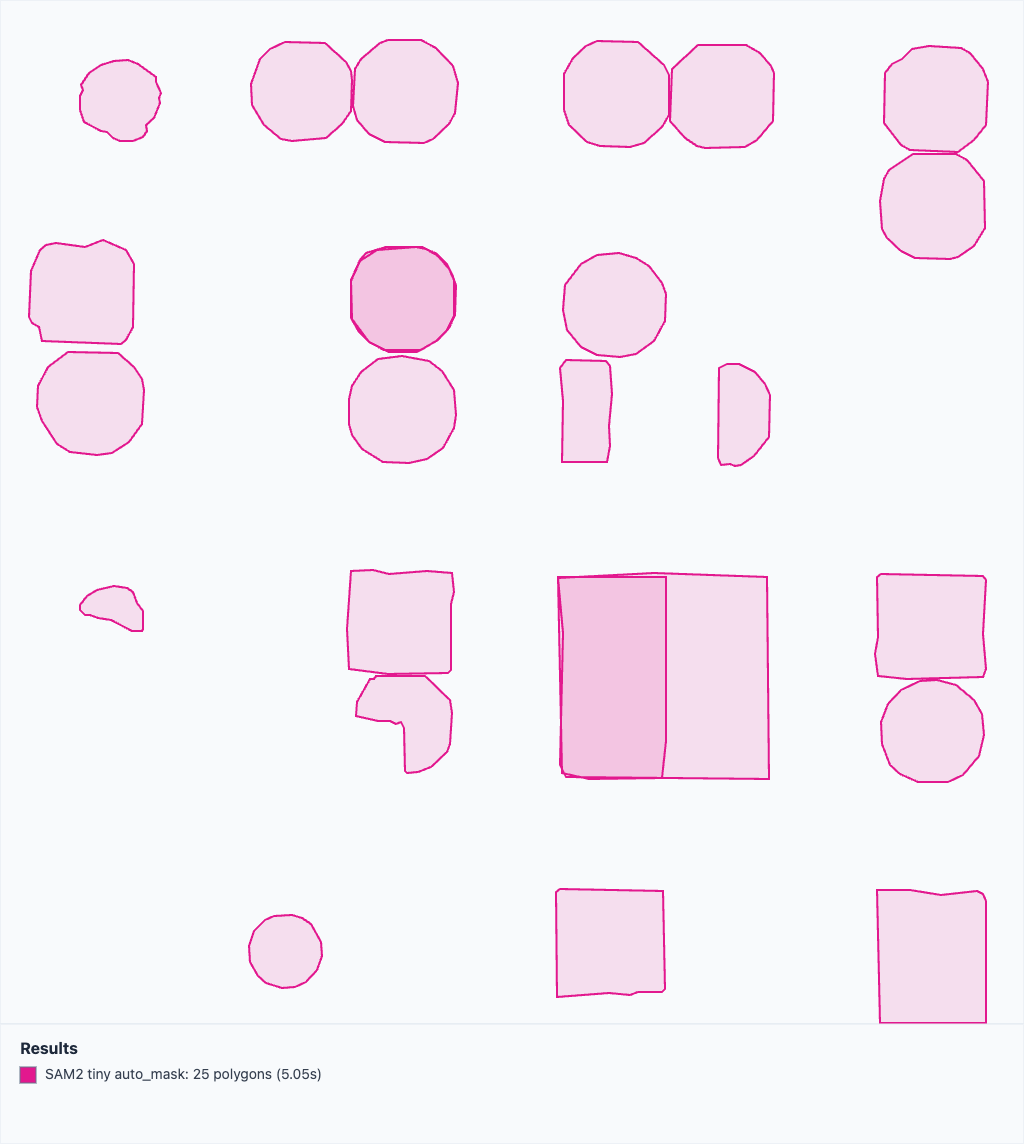 SAM2 polygons only